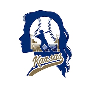 Kansas City Baseball  - SVG, EPS, PNG, Cricut and Silhouette Studio