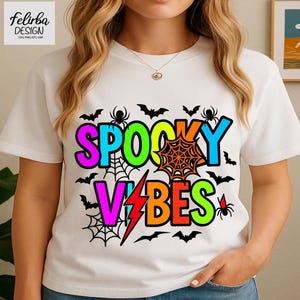 Spooky Vibes PNG, Halloween Leopard, Halloween SVG file, Halloween Sublimation, Spooky Season png, Retro Halloween Png, png design
