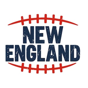 New England Football SVG: Cricut & Silhouette Cut File (Digital Download)