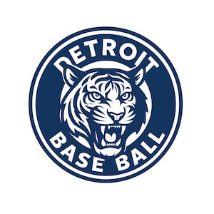 Detroit Baseball svg png, eps, svg-bestanden voor de cricut, vinyl gesneden bestand, opstrijkbaar