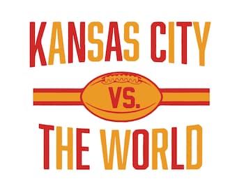 Kansas City Football SVG PNG: Chiefs Clipart (Digital Download)