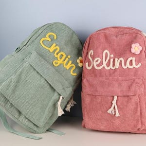 Sac à dos pour tout-petit avec nom personnalisé | Cartable pour enfants | Rentrée des classes | Souvenir personnalisé | Sac à dos préscolaire et maternelle, sac à dos personnalisé
