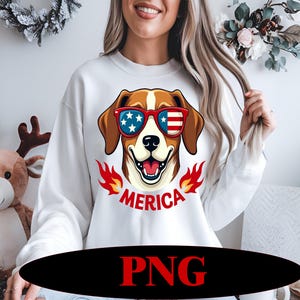 Patriotic Labrador Dog PNG – 4th of July Hunting Sublimation Design – AmericanFlag Clipart Digital Download