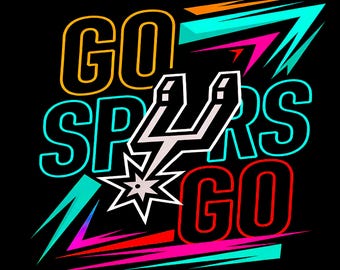 San Antonio Basketball PNG Go Spurs Go Retro Design, Texas Sports Merch Sublimation, Vintage Basketball Shirt Digital Download, NBA Fan Gift