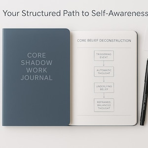 Shadow Work Reading Journal: Self-Reflection Workbook (42-Page Printable PDF)
