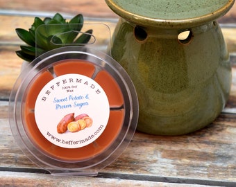 Sweet Potato and Brown Sugar Wax Melts, 2 oz Soy Wax Petals