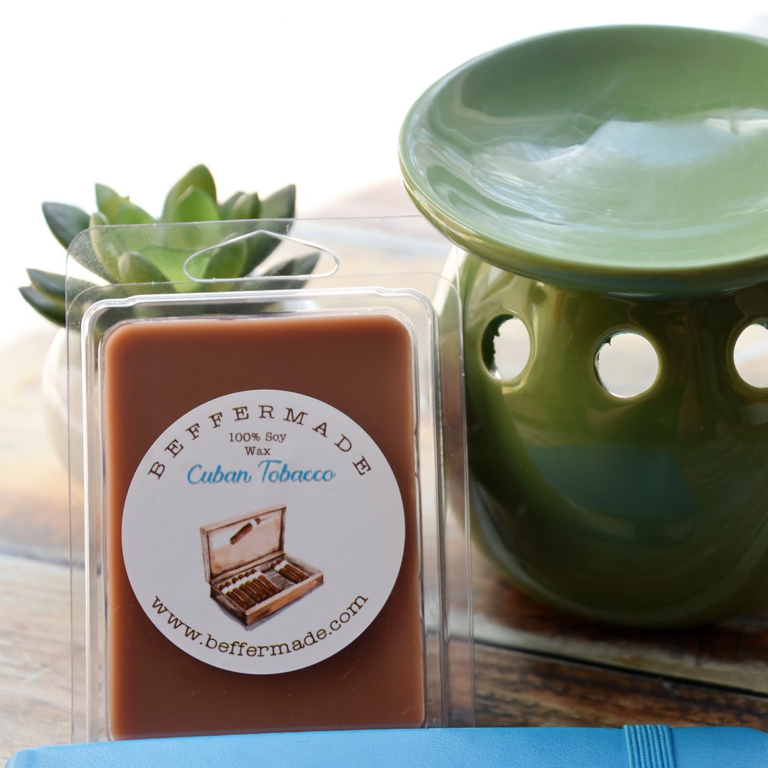 Cuban Tobacco Wax Melts, Soy Wax Melt, 6 Cubes, 3.2oz Etsy