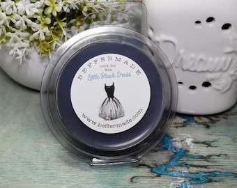 Little Black Dress Wax Melt, 2 oz Soy Wax Petals, Feminine Scent