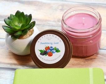 Bumbleberry Candle, 4 oz Soy Candle, Berry Lovers