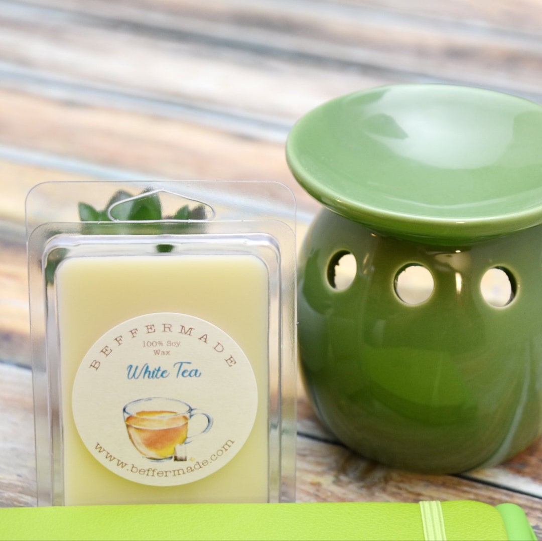 White Tea Wax Melts 3oz White Tea Soy Wax Melt Multilayered Etsy
