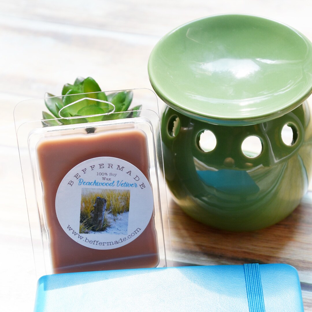 Beachwood Vetiver Wax Melt, 3 Oz Soy Wax Melt, Summer Scent Etsy