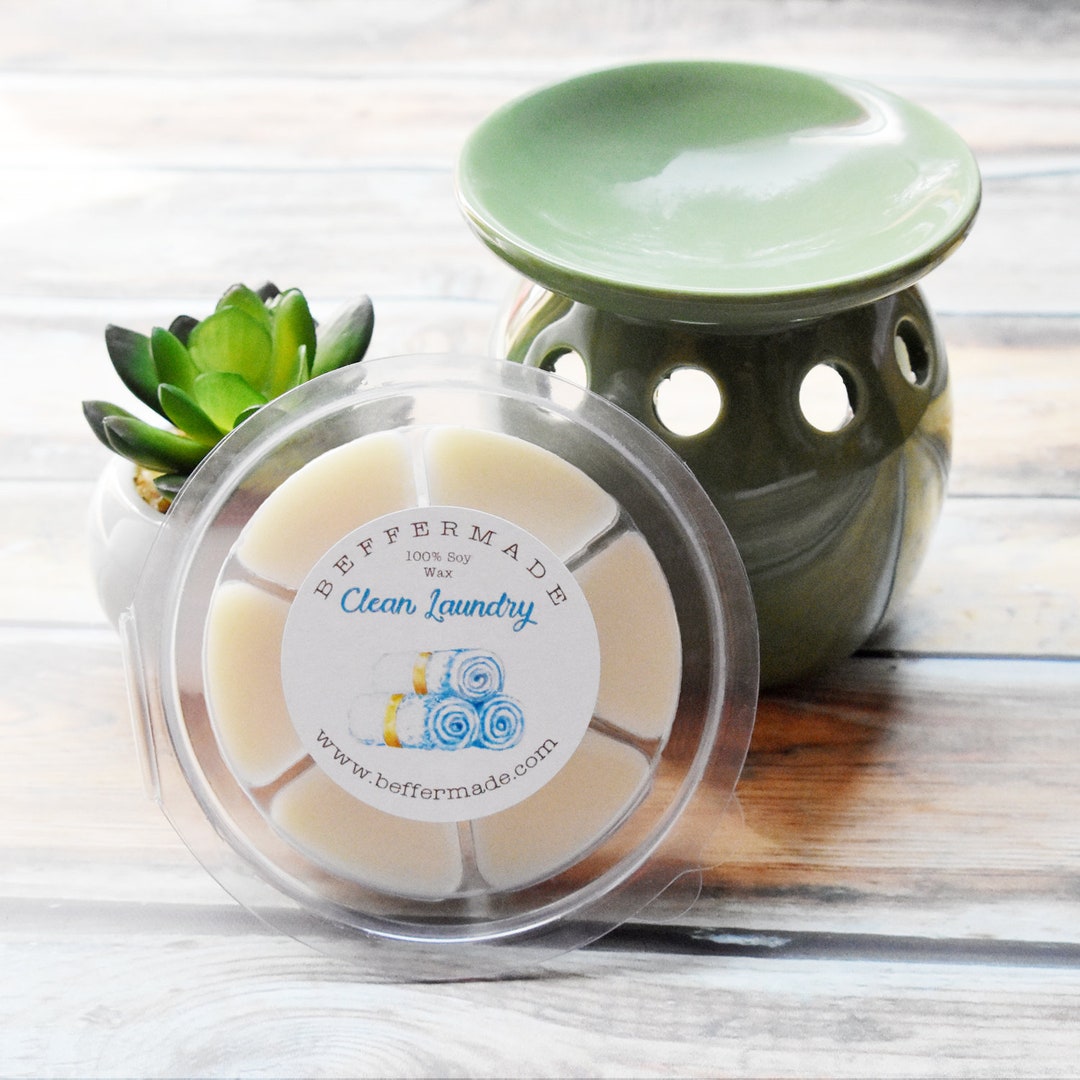 Clean Laundry Wax Melts Fabric Softener Scent 2 Oz Soy Wax Etsy