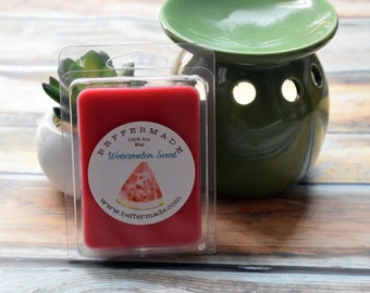 Watermelon Soy Wax Melts, 3 oz Watermelon wax melts, Fruity Scent