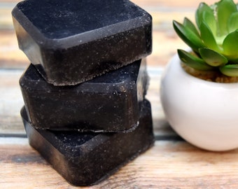 Black Sea Salt Exfoliating Soap, 2.2 oz, Fine Grain, 3 bars