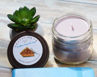 Southern Pecan PIe Candle, 4 oz Soy Candle, Sweet Scent