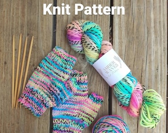 Knitting Pattern Fall Mitts, Fingerless gloves knitting pattern, Gloves knitting pattern, Mitt knitting pattern