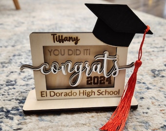 Graduation gift card holder, Personalized Graduation gift card holder, Personalized Class of 2024 gift card holder, READY TO SHIP