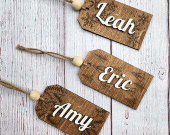 Personalized Stocking Tags, Stocking tags, Customized Stocking Tags