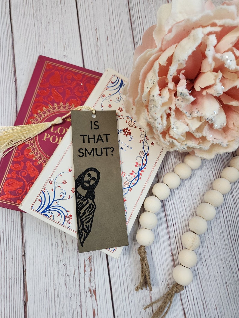 Is That Smut Jesus Bookmark, Smut bookmark, Jesus Smut Bookmark image 1