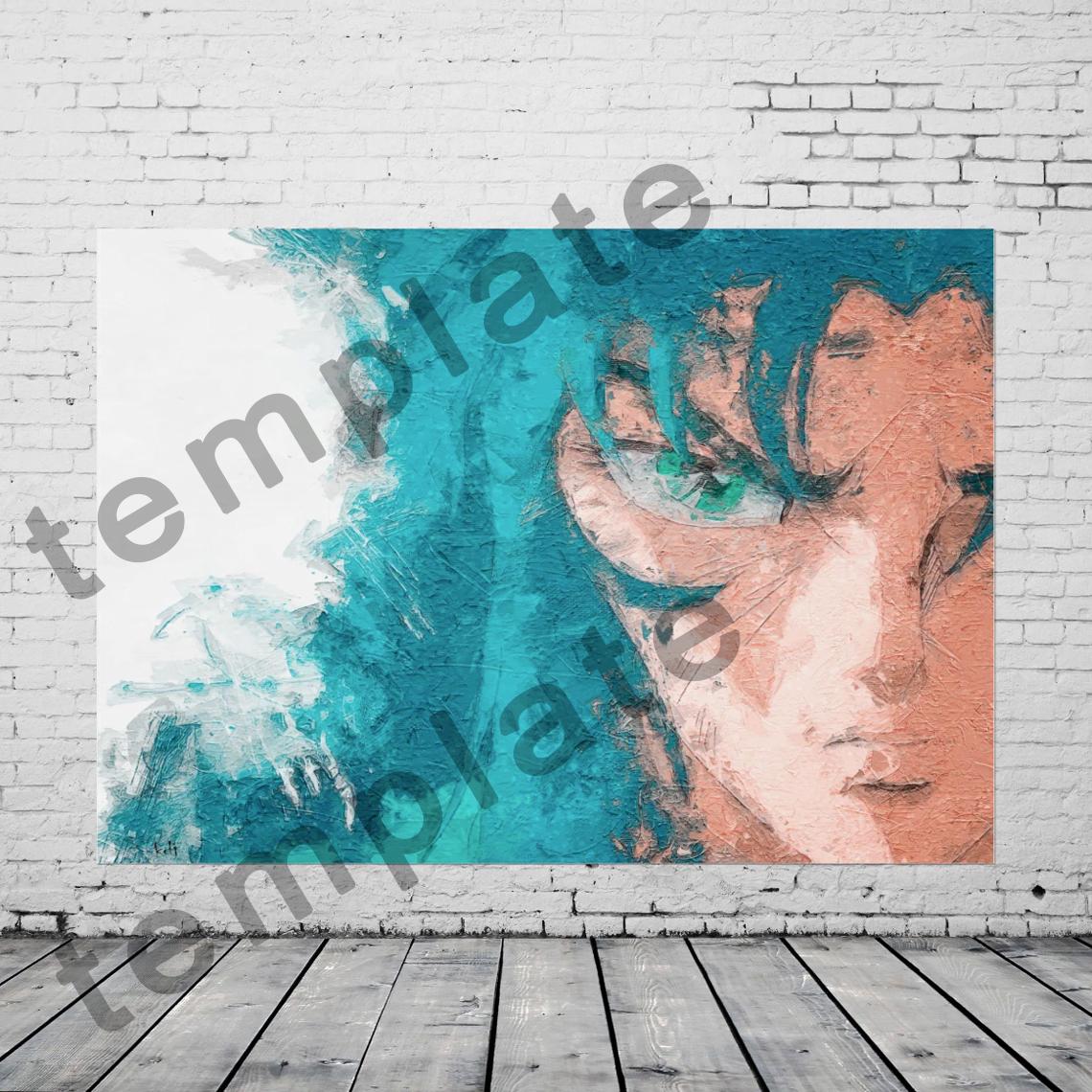 Poster Japonais Saint Seiya – 1987 – Movic – 51,5 X 72,5 Cm – Chevaliers Du Zodiaque