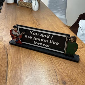 Decoración en Madera para amantes de Oasis-Nombre Personalizado de Madera Pintada