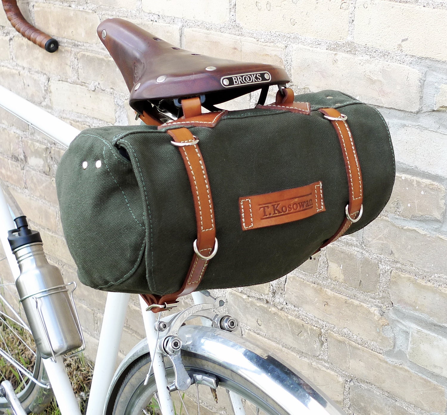 Vintage on sale bicycle bag