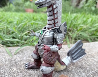 Anpassad Meister Titano (Mecha Titanosaurus) handmålad 3D-resintryckt figur