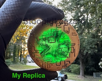 Power Rangers 2017 Movie Prop Replica Rita’s Green Dragon Coin