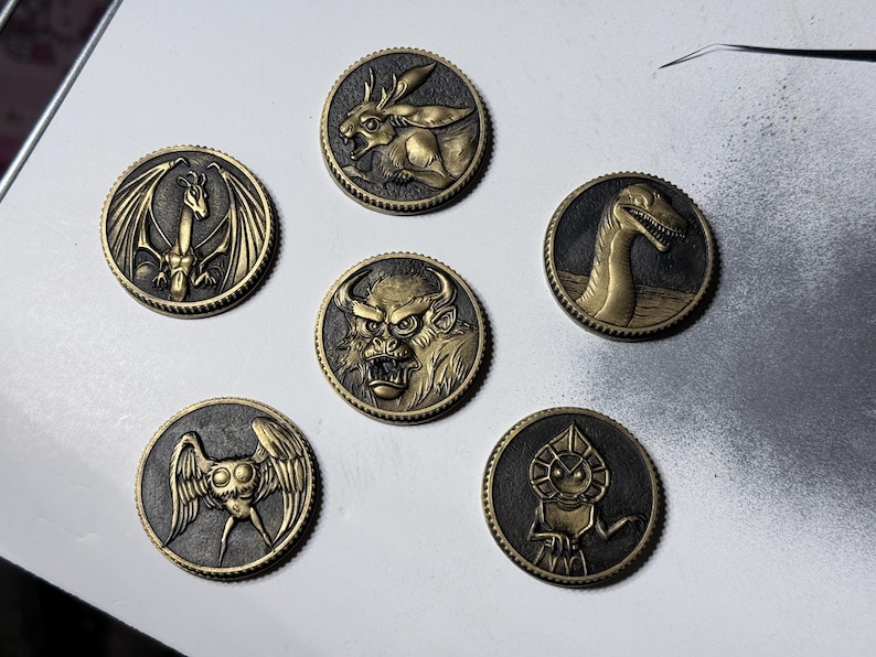 Power Rangers Inspired Cryptid Ranger Power Coins WAVE 1 - Etsy