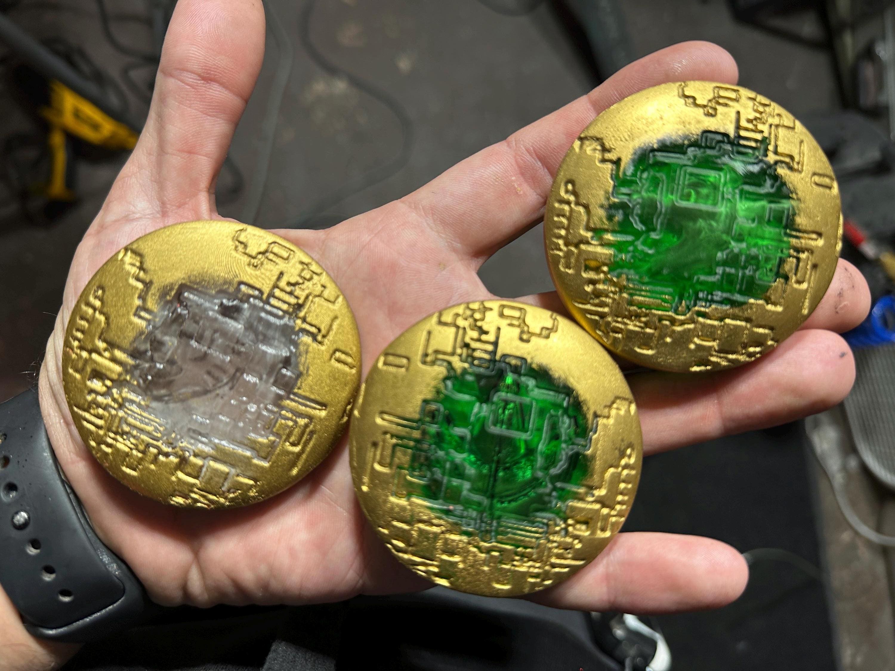 Power Rangers 2017 Movie Inspired Green Dragon Symbol Coin - Etsy