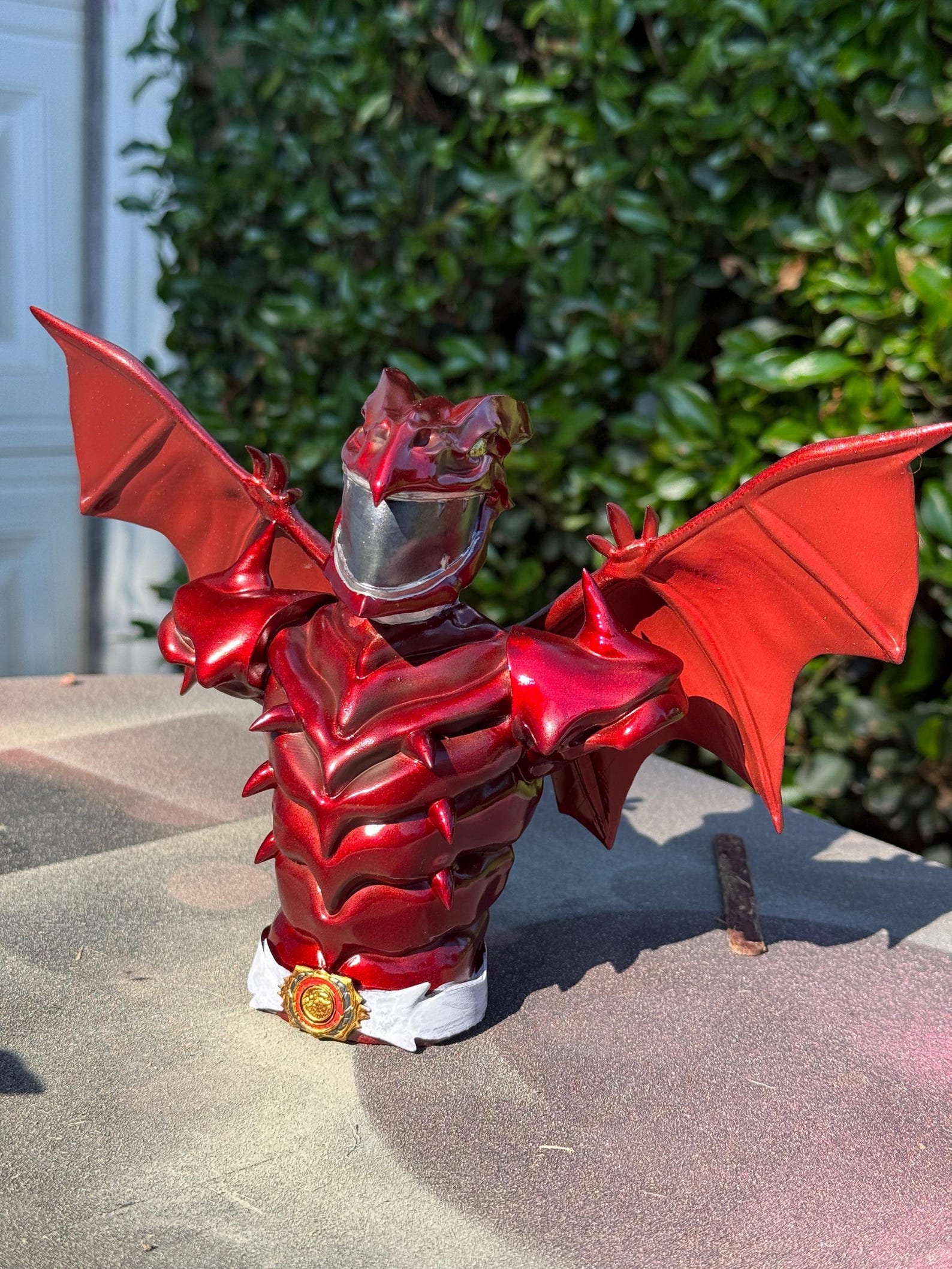 Godzilla Vs Power Rangers Inspired Red Rodan Ranger Bust - Etsy