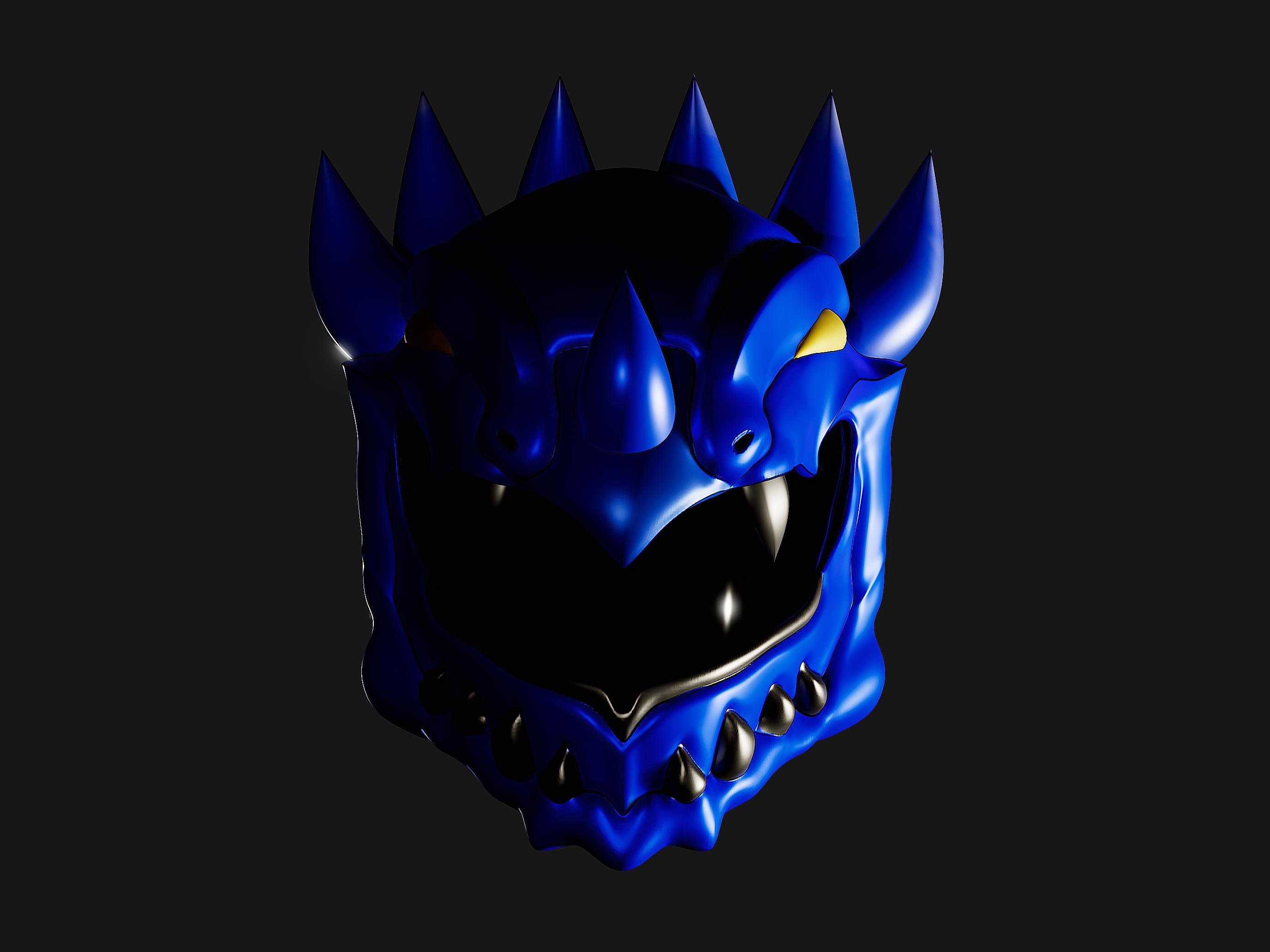 Godzilla Vs Power Rangers Inspired Blue Anguirus Kaiju Ranger