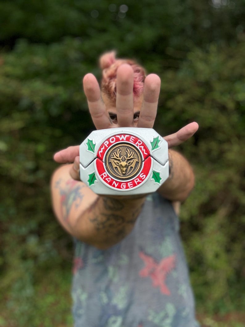 Power Rangers Heroes From the Grid Inspired Santa Power Morpher - Etsy