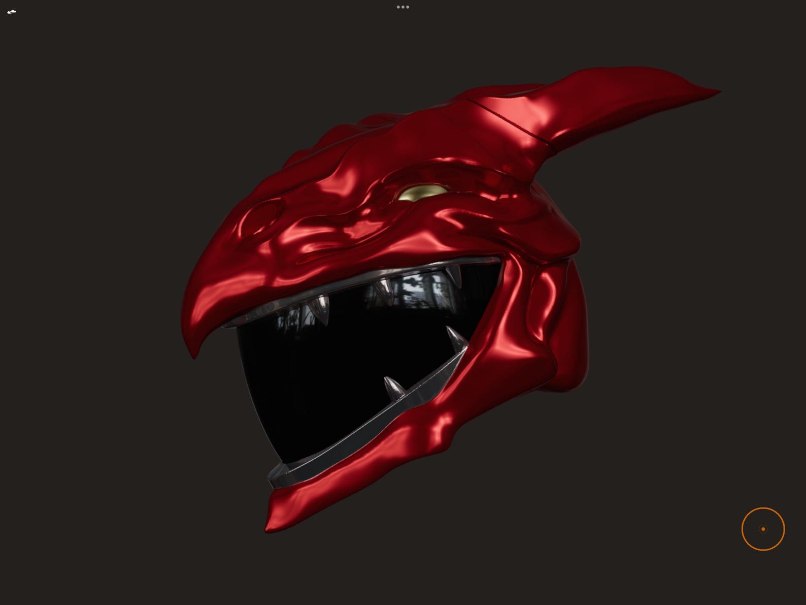 Godzilla Vs Power Rangers Inspired Red Rodan Kaiju Ranger Helmet 3D ...