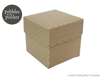 no.639 Scallop Box Digital Download SVG & Pdf