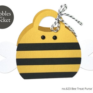 no.623 Bee Purse Digital Download SVG & Pdf