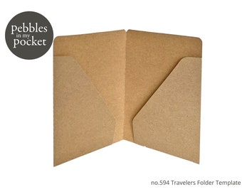 no.594 Travelers Folder Digital Download SVG & Pdf