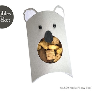 no.599 Koala Pillow Box Digital Download SVG & Pdf