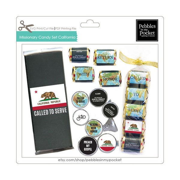 Missionary Candy Set California Digital Download Print/Cut SVG & Pdf