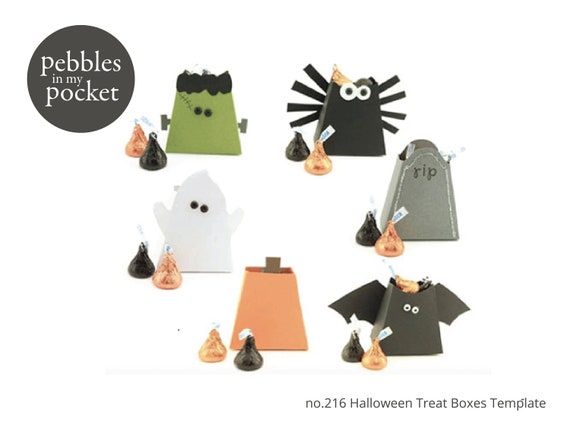 no.216 Halloween Treat Boxes SVG & Pdf
