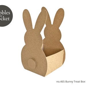 no.465 Bunny Treat Box Digital Download SVG & Pdf