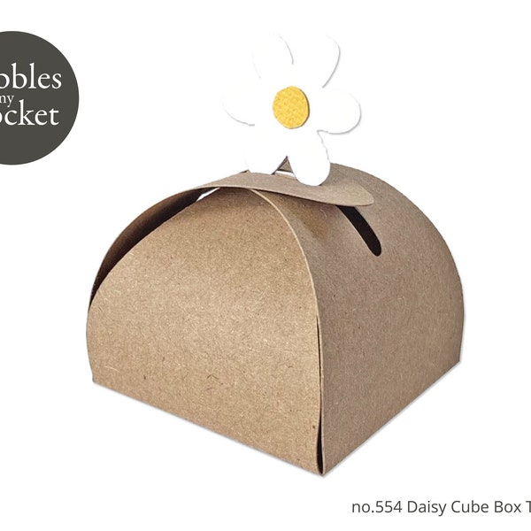 no.554 Daisy Cube Box Digital Download SVG & Pdf