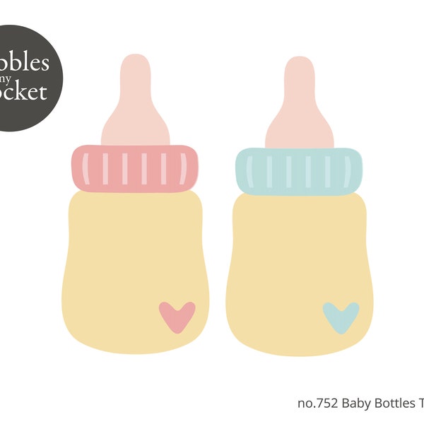 no.752 Baby Bottle Digital Download SVG & Pdf