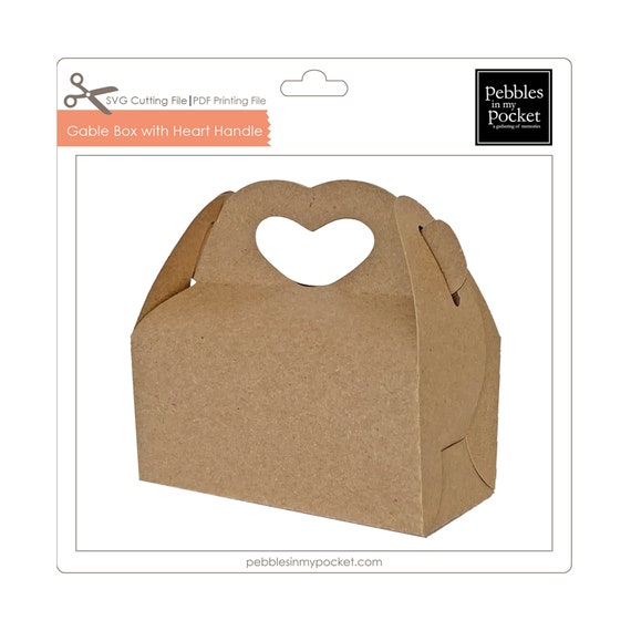 Download Gable Box With Heart Handle Digital Download Svg Pdf Etsy