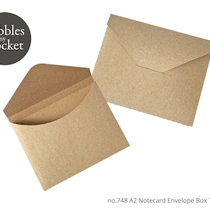 no.748 A2 Notecard Envelope Box Digital Descargar SVG & Pdf