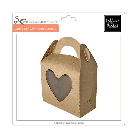 Gable Box With Heart Window Digital Download Svg Pdf Etsy