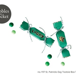 no.197 St. Patrick&#39;s Day Tootsie Boxes Digital Download SVG & Pdf