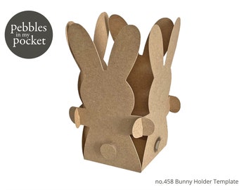 no.458 Bunny Holder Digital Download SVG & Pdf