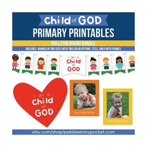 Child of God Bulletin Board Bundle Digital Download Pdfs