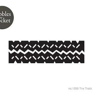 no.1255 Tire Track Digital Download SVG & Pdf